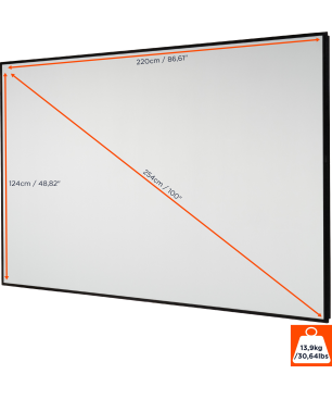 CELEXON HomeCinema - Dynamic Slate ALR Kontrastleinwand (220 cm)