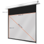 CELEXON Deckeneinbau Pro+ Deckeneinbauleinwand, Bilddiagonale (cm): 300 cm