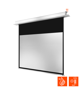 CELEXON Deckeneinbau Pro+ Deckeneinbauleinwand, Bilddiagonale (cm): 300 cm