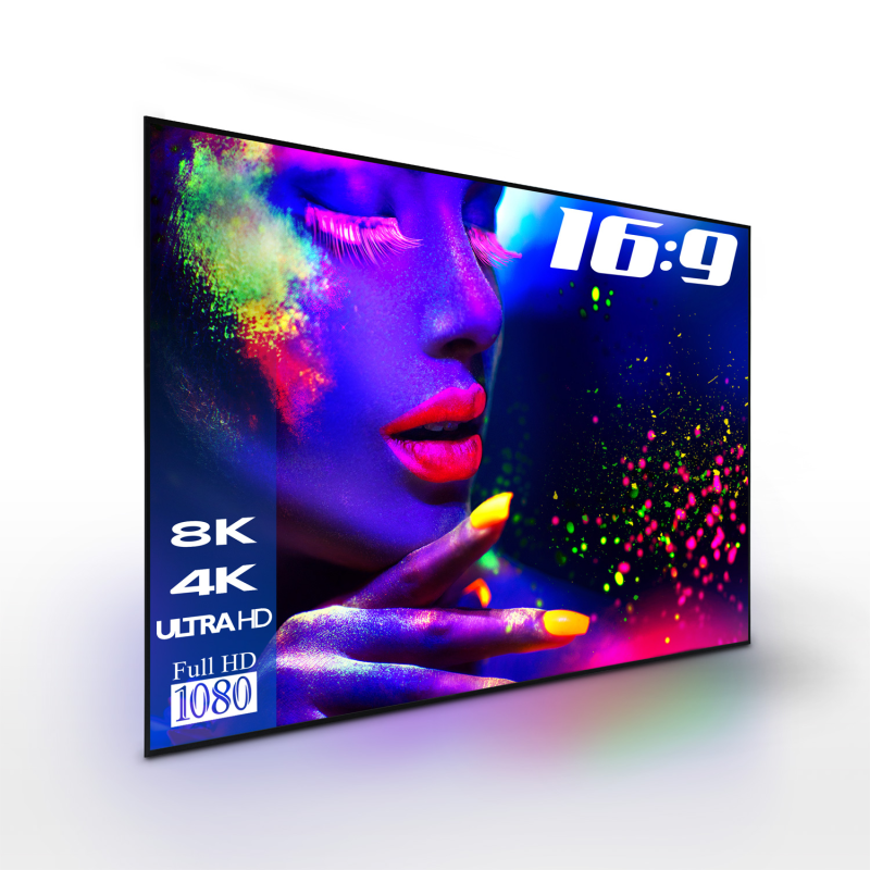 ESMART Expert UKD Tageslicht GRAU 295 x 165 cm (133") 16:9 Rahmen-Leinwand ESMART Expert UKD Tageslicht GRAU 295 x 165 cm (133") 16:9 Rahmen-Leinwand