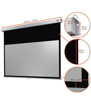 CELEXON Professional Plus Rolloleinwand, Bildhöhe: 169 cm