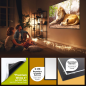 ESMART Expert UKD 244 x 137 cm (110") 16:9 Rahmen-Leinwand