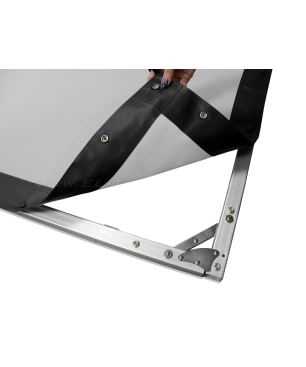 ELITE SCREENS YARD MASTER 216:9 / CineWhite (Projektion von vorne) / 266 x 149 Beamer Leinwand