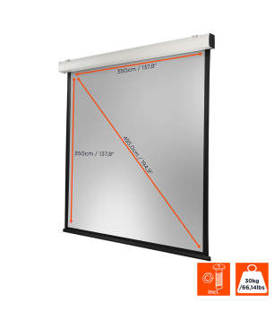 CELEXON Expert XL Motorleinwand, Bildhöhe: 350 cm