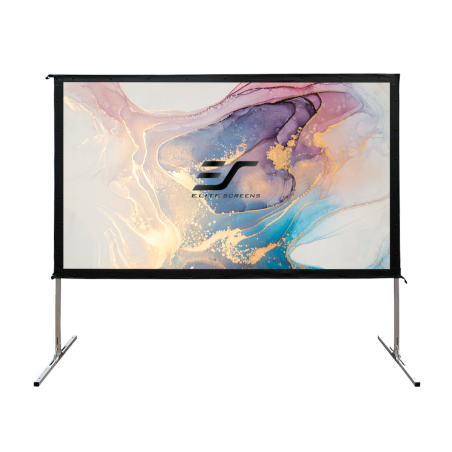 ELITE SCREENS YARD MASTER 216:9 / WraithVeil-Dual (Projektion von vorne & hinten) / 399 x 224 Beamer Leinwand
