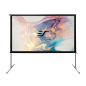 ELITE SCREENS YARD MASTER 216:9 / WraithVeil-Dual (Projektion von vorne & hinten) / 399 x 224 Beamer Leinwand