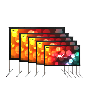 ELITE SCREENS YARD MASTER 216:9 / WraithVeil-Dual (Projektion von vorne & hinten) / 399 x 224 Beamer Leinwand