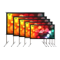 ELITE SCREENS YARD MASTER 216:9 / WraithVeil-Dual (Projektion von vorne & hinten) / 399 x 224 Beamer Leinwand