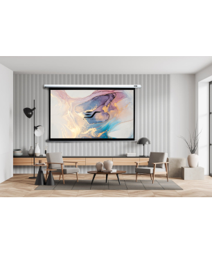 ELITE SCREENS SPECTRUM Weiß / 4:3 / 244 x 183 (Vorlauf 10cm) Beamer Leinwand