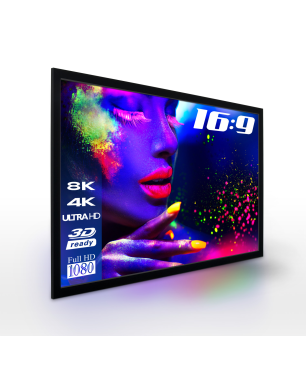 ESMART Professional MIRALE Akustik-Rahmen 203 x 114 cm (92") 16:9 Rahmen-Leinwand
