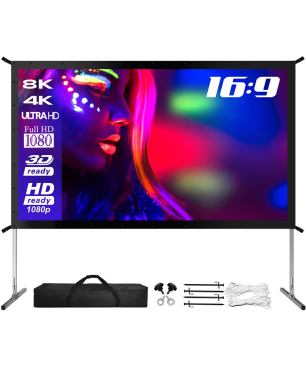 ESMART Professional MIMOBI Faltrahmen-Beamer-319 x 179 cm (144") 16:9 Faltrahmen-Leinwand