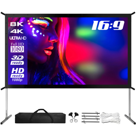 ESMART Professional MIMOBI Faltrahmen-Beamer-319 x 179 cm (144") 16:9 Faltrahmen-Leinwand