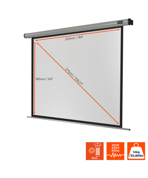 CELEXON HomeCinema Motorleinwand, Bilddiagonale (cm): 267 cm
