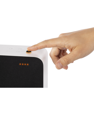 BRAUN Audio LE02 HiFi Lautsprecher App-steuerbar, Bluetooth, Weiß