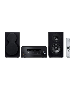 YAMAHA MCR-N470D Kompaktanlage (iPod Steuerung, Schwarz)