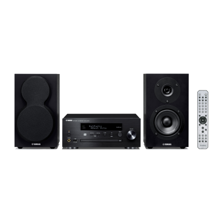 YAMAHA MCR-N470D Kompaktanlage (iPod Steuerung, Schwarz)
