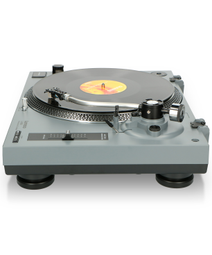 LENCO L-3808 Matt Grey Plattenspieler (Grau)