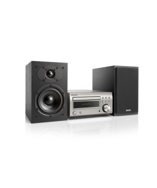 DENON D-M 41 SILBER/SCHWARZ Kompaktanlage (Premium-Silber/Schwarz)
