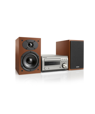 DENON D-M41DAB Kompaktanlage (Premium-Silber/Kirschholz)