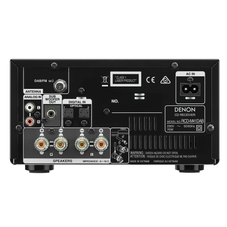 DENON D-M41DAB Kompaktanlage (Premium-Silber/Kirschholz)
