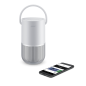 BOSE Portable Home Speaker Lautsprecher App-steuerbar, Bluetooth, Silber