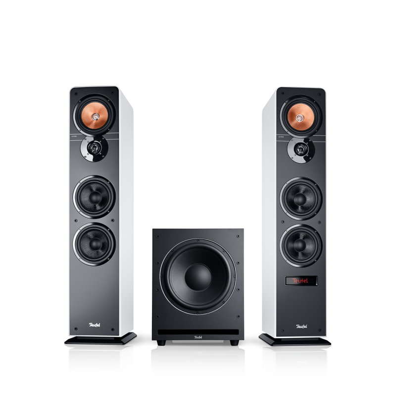 TEUFEL Ultima 40 Aktiv Club Edition 2.1 Komplettanlage, Weiß TEUFEL Ultima 40 Aktiv Club Edition 2.1 Komplettanlage, Weiß