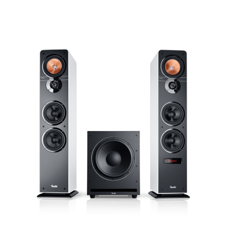 TEUFEL Ultima 40 Aktiv Club Edition 2.1 Komplettanlage, Weiß