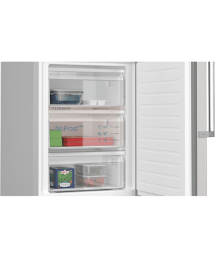 SIEMENS KG39N2LCF iQ300 Kühlgefrierkombination (C, 162 kWh, 2030 mm hoch, inox-look)