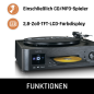 LENCO MC-460BK Musikcenter (Schwarz)
