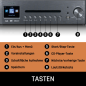 LENCO MC-460BK Musikcenter (Schwarz)