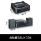 LENCO MC-460BK Musikcenter (Schwarz)