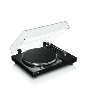 YAMAHA MUSICCAST VINYL 500 SCHWARZ Plattenspieler Hochglanz lackiert Schwarz