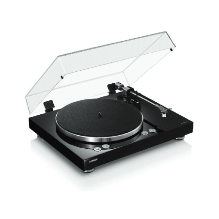 YAMAHA MUSICCAST VINYL 500 SCHWARZ Plattenspieler Hochglanz lackiert Schwarz
