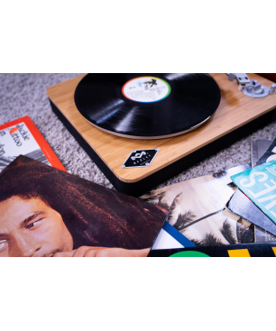HOUSE OF MARLEY EM-JT002-SB STIR IT UP WIRELESS Plattenspieler Holz/Schwarz