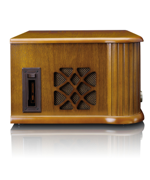 LENCO TCD-2550 - FM-Radio,USB,CD- und Kassettenspieler - Plattenspieler Holz