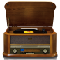 LENCO TCD-2550 - FM-Radio,USB,CD- und Kassettenspieler - Plattenspieler Holz LENCO TCD-2550 - FM-Radio,USB,CD- und Kassettenspieler - Plattenspieler Holz