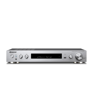 PIONEER SX-S 30 D-S Netzwerk Stereo Receiver (2 Kanäle, 85 Watt pro Kanal, Silber)