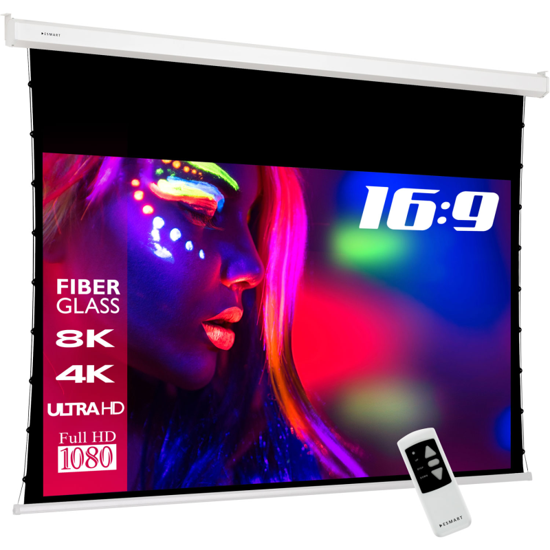 ESMART Professional TATENSO Tageslicht GRAU 332 x 187 cm (150") 16:9 Tension-Leinwand ESMART Professional TATENSO Tageslicht GRAU 332 x 187 cm (150") 16:9 Tension-Leinwand