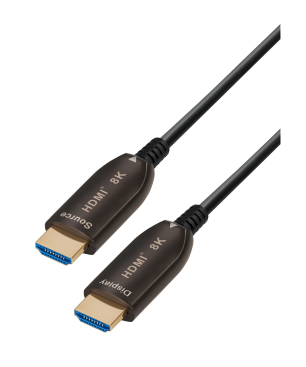 MAXTRACK C507-50ML Aktives Glasfaser Verlustfreie 8K @60 Hz Signale über lange Distanzen 50M HDMI Kabel