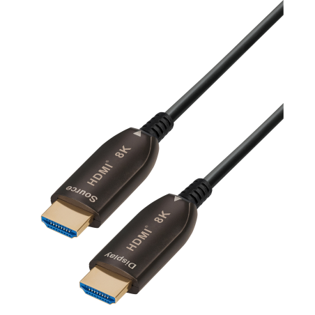 MAXTRACK C507-50ML Aktives Glasfaser Verlustfreie 8K @60 Hz Signale über lange Distanzen 50M HDMI Kabel