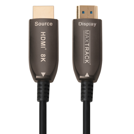 MAXTRACK C507-50ML Aktives Glasfaser Verlustfreie 8K @60 Hz Signale über lange Distanzen 50M HDMI Kabel