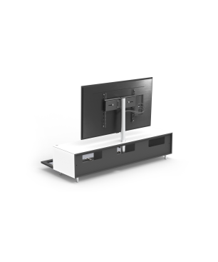 JUST BY SPECTRAL TV-Soundbar-Lowboard mit TV-Halterung VESA600. JRL 1654T. Breite 165cm. Snow. TV-Soundbar-Lowboard