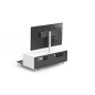 JUST BY SPECTRAL TV-Soundbar-Lowboard mit Soundbar-Ablage und TV-Halterung VESA600. JRL 1104T. Breite 111cm. Snow. TV-Soundbar JUST BY SPECTRAL TV-Soundbar-Lowboard mit Soundbar-Ablage und TV-Halterung VESA600. JRL 1104T. Breite 111cm. Snow. TV-Soundbar