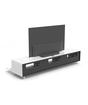 JUST BY SPECTRAL Lowboard für TV bis 86''. Just.Lima JRL2000T-SNG. Breite 200cm. Snow. TV-Lowboard