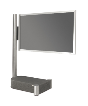WISSMANN RAUMOBJEKTE individual art 110-2 GR.2 TV Ständer, Edelstahl