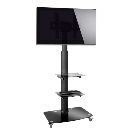 MY WALL HP100L höhenverstellbar & rollbar für 37-70 Zoll TV Standfuß
