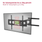 HAMA 108751 TV-WH,FM,3-ST,SW,2-ARM Wandhalterung, Schwarz HAMA 108751 TV-WH,FM,3-ST,SW,2-ARM Wandhalterung, Schwarz