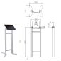 ROLINE Digital Signage Stand, Marketing Monitorständer ROLINE Digital Signage Stand, Marketing Monitorständer