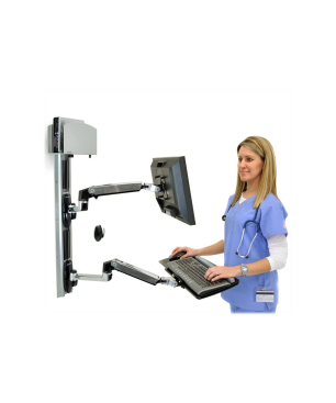 ERGOTRON LX Wall Mount System Wandhalterung, Silber