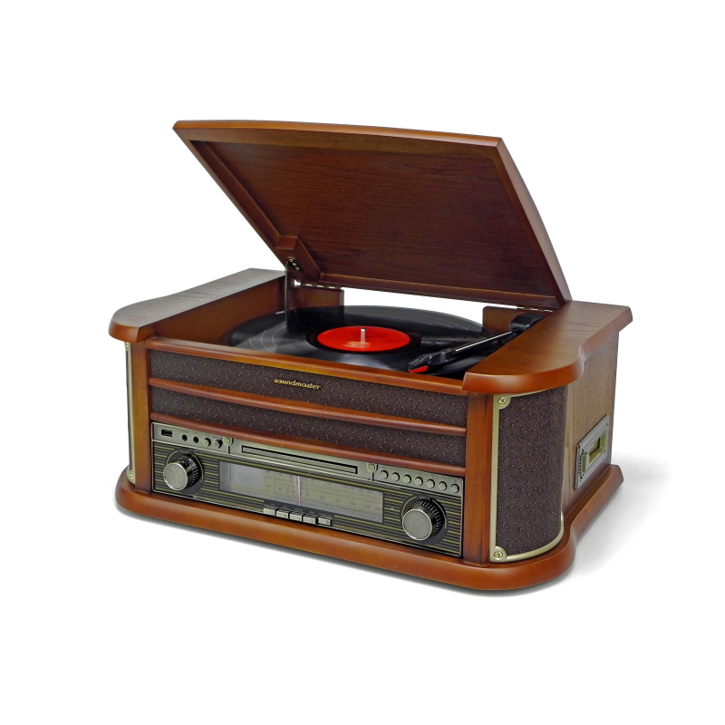 SOUNDMASTER NR 540 NOSTALGIE STEREO-MUSIKCENTER Musikcenter Holzfurnier SOUNDMASTER NR 540 NOSTALGIE STEREO-MUSIKCENTER Musikcenter Holzfurnier